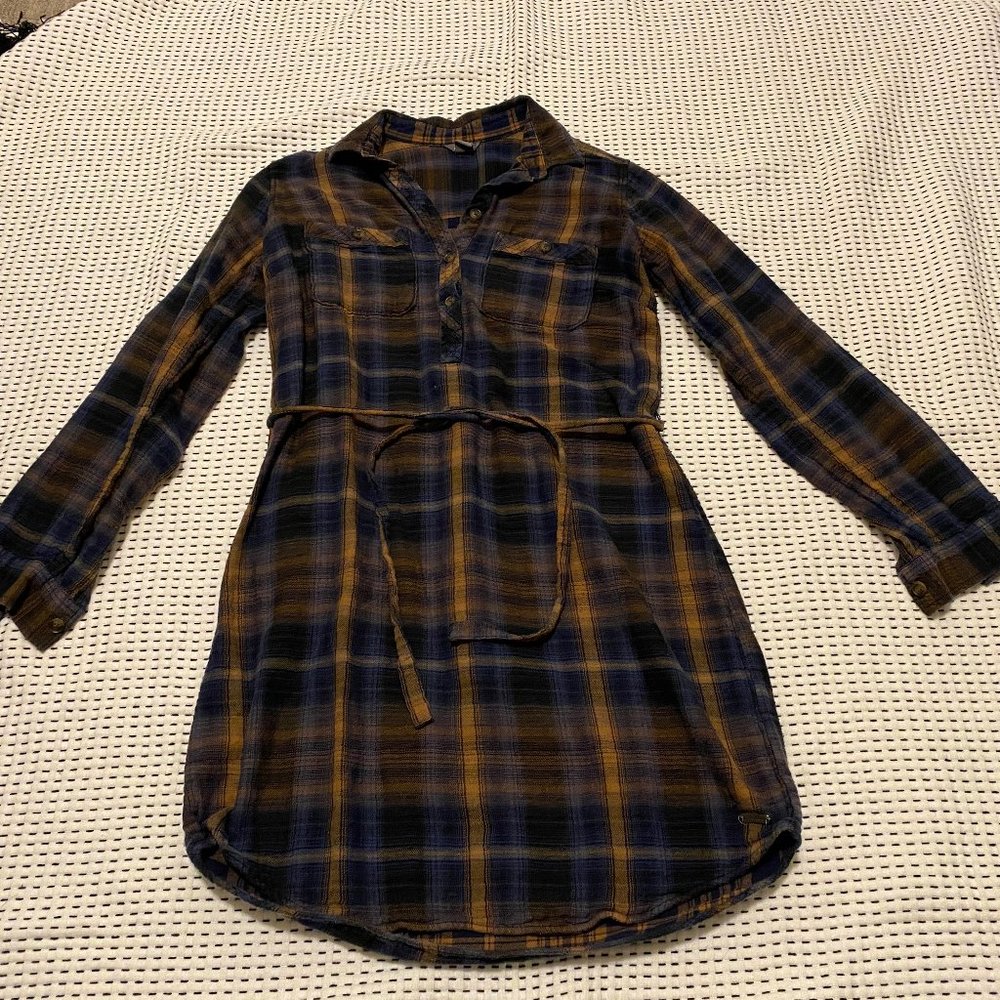 Eddie Bauer plaid shirtdress